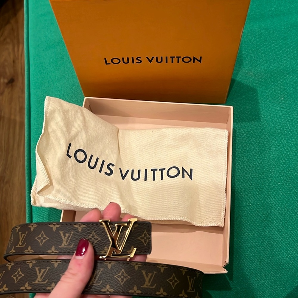 Louis Vuitton initials belt